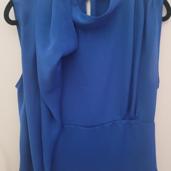 ZARA blue sleeveless blouse - Picture 2 of 9